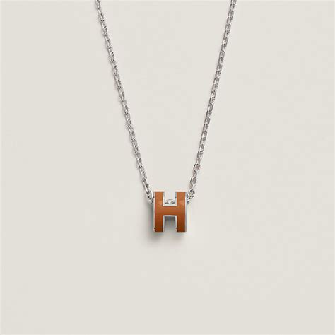 hermes ketting h|hermes shiny logo.